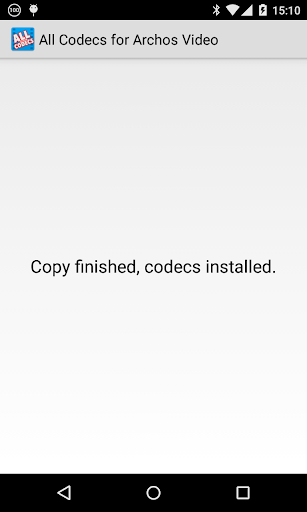 All codecs for Archos Video 4.1 for MAC App Preview 1