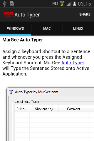 Auto Typer 1.0 for MAC App Preview 2