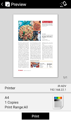 Canon PRINT Business 6.1.0 for MAC App Preview 2