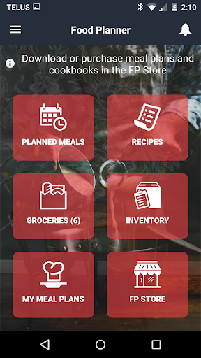 Food Planner 5.2.1.2-google for MAC App Preview 1