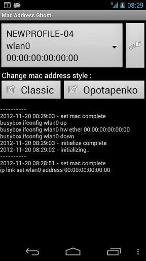Mac Address Ghost 1.10 for MAC App Preview 1