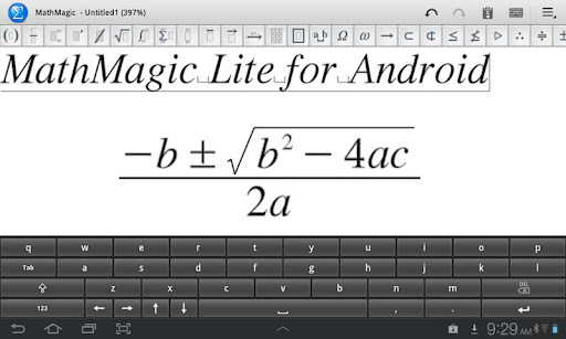 MathMagic Lite 2.7.0 for MAC App Preview 1