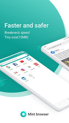 Mint Browser – Video download Fast Light Secure 2.3.3 for MAC App Preview 1