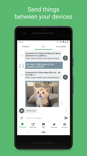 Pushbullet – SMS on PC and more 18.2.16 for MAC App Preview 1