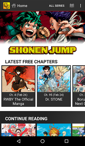 Shonen Jump Manga amp Comics 4.0.12 for MAC App Preview 1