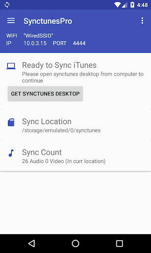 Sync iTunes to android – Free 2.3 for MAC App Preview 1