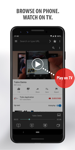 Tubio – Cast Web Videos to TV Chromecast Airplay 2.39 for MAC App Preview 2