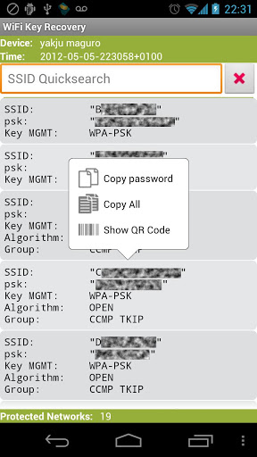 WiFi Key Recovery needs root 0.0.8 for MAC App Preview 2