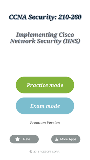 Cisco CCNA Security 210-260 Exam 1.0 for MAC App Preview 1