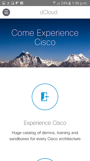 Cisco dCloud 1.0 for MAC App Preview 1