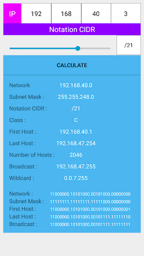 IP Subnet Calculator 2.0 for MAC App Preview 2
