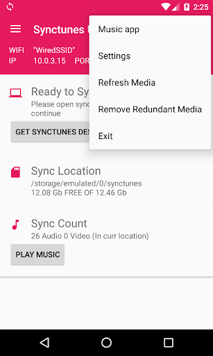 Sync iTunes to android Free 1.3 for MAC App Preview 2