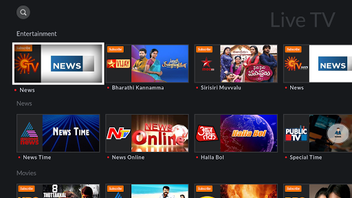 YuppTV for AndroidTV 2.3 for MAC App Preview 2