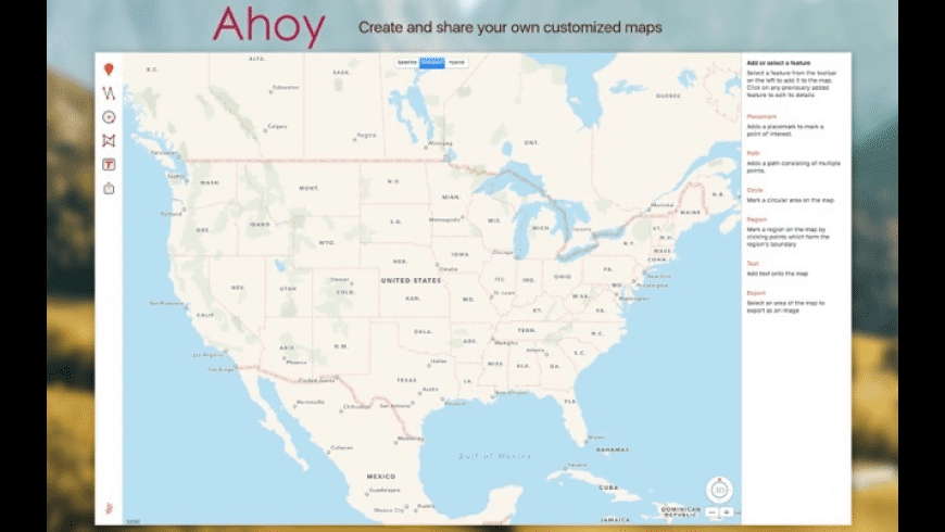 Ahoy Map Maker preview