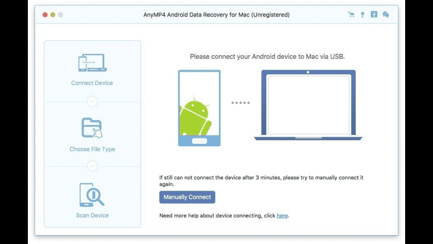 AnyMP4 Android Data Recovery preview