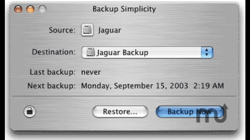 Backup Simplicity preview
