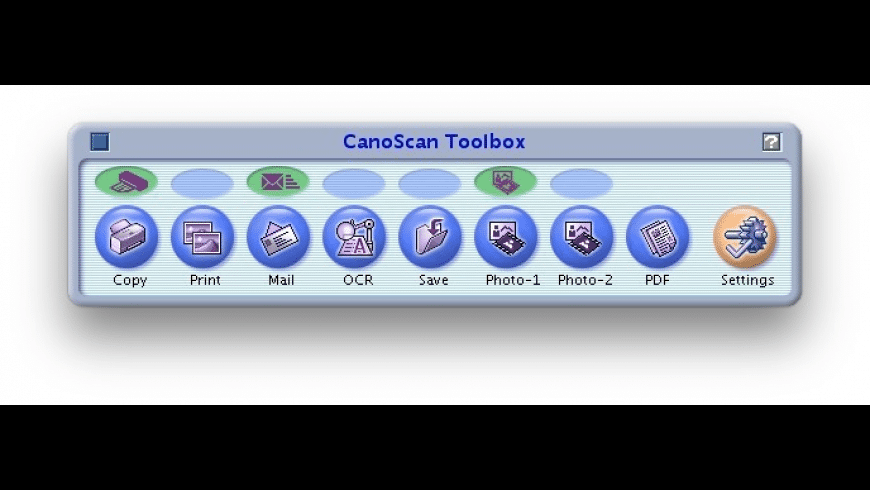 CanoScan Toolbox preview