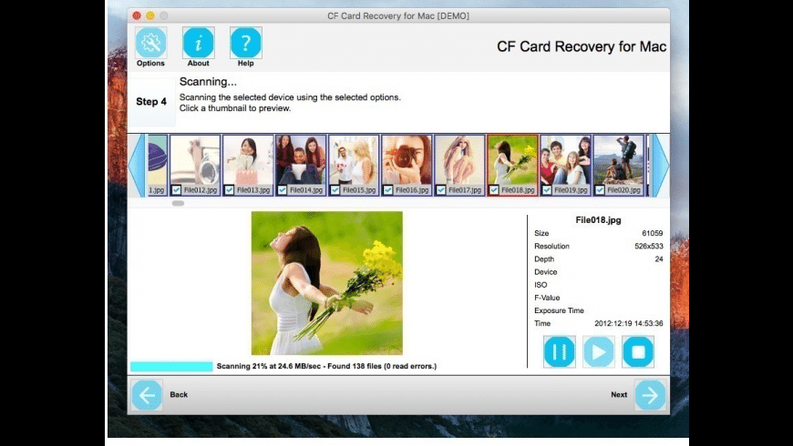 CF Card Recovery preview