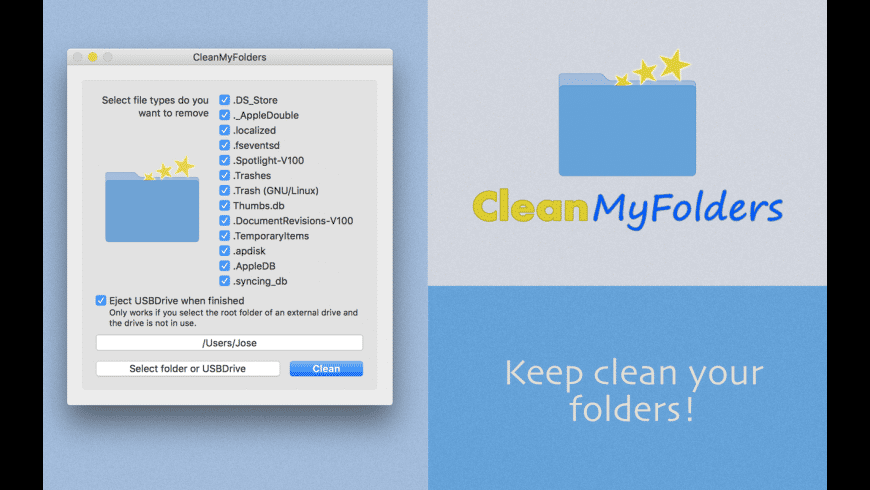 CleanFolders preview