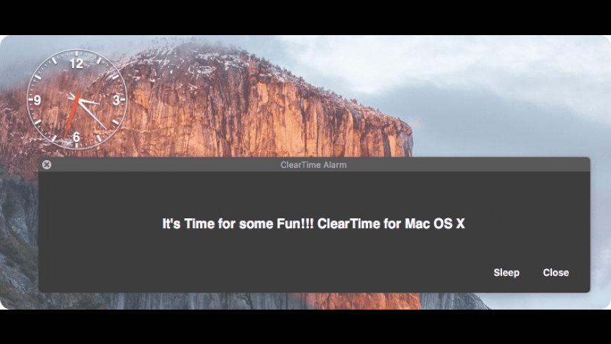ClearTime for Mac OS X preview