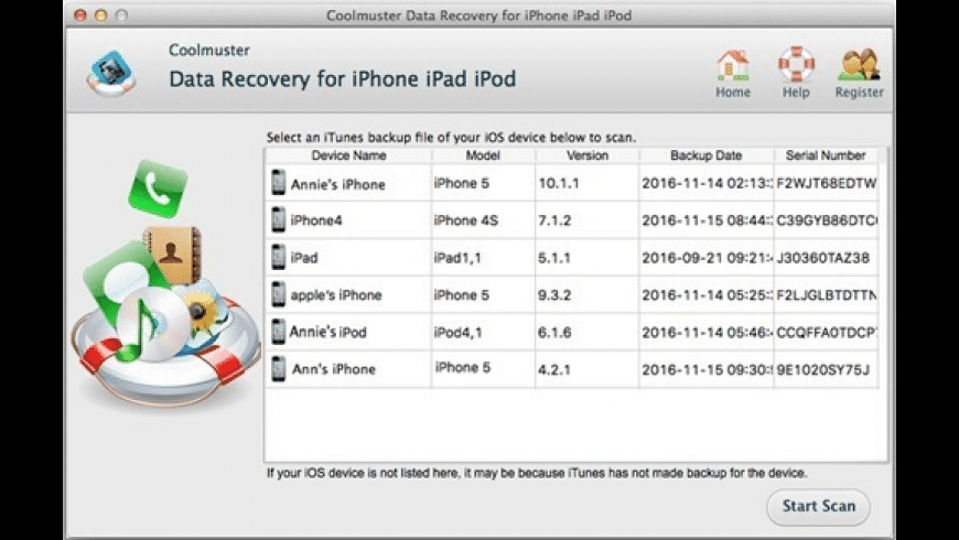 Coolmsuter Data Recovery for iPhone iPad iPod preview