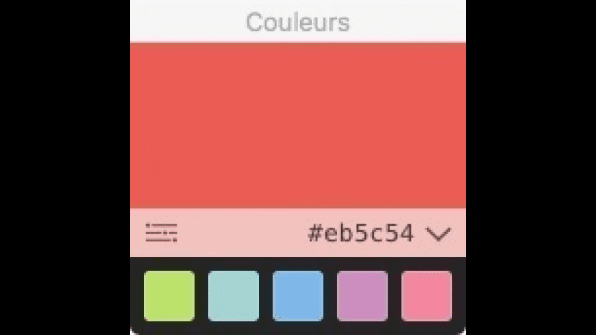 Couleurs preview