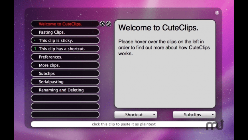 CuteClips preview