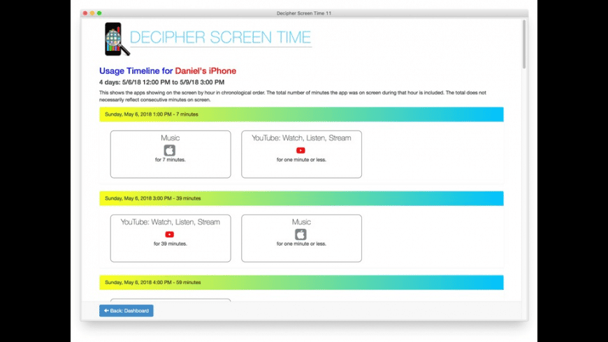 Decipher Screen Time preview