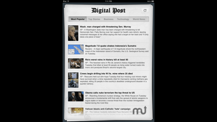 Digital Post ~ Newspaper For iPad preview