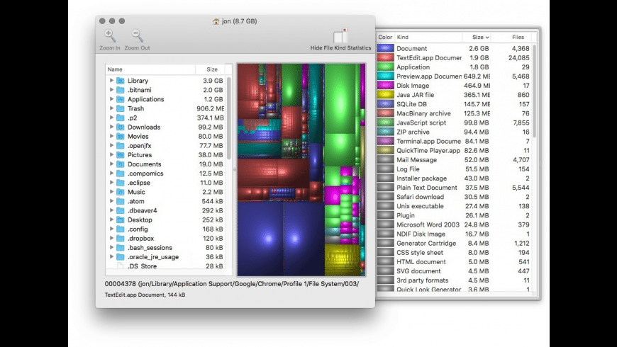 Disk Inventory X preview
