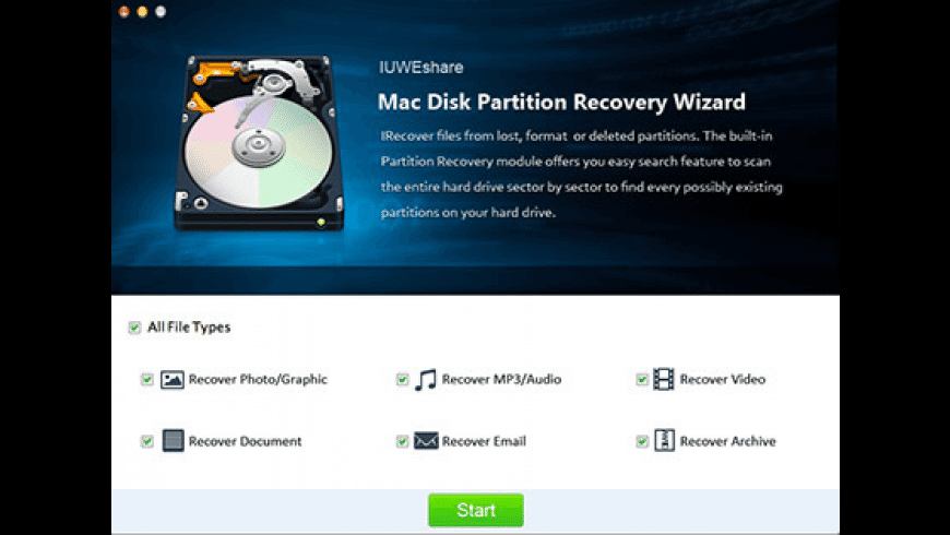 Disk Partition Recovery Wizard preview