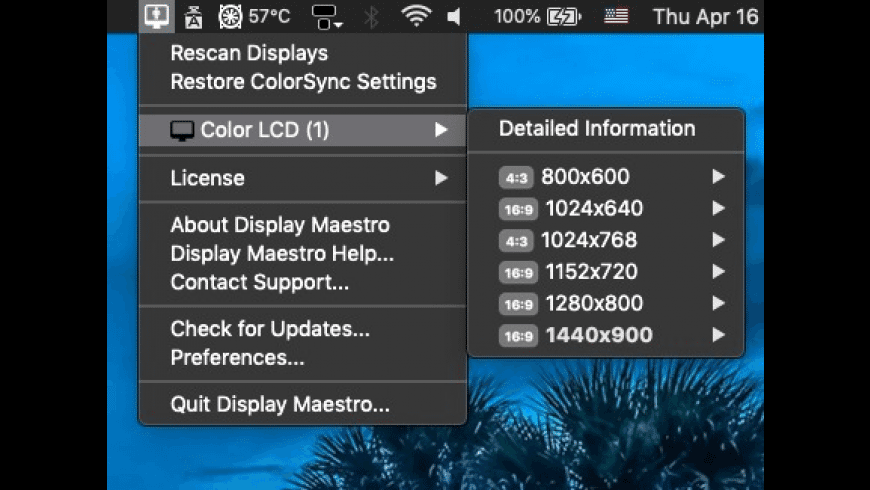 Display Maestro preview