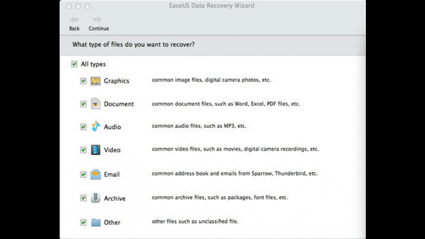 EaseUS Data Recovery Wizard preview