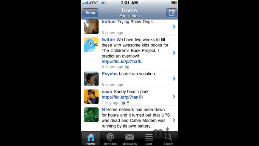 Echofon for Twitter preview