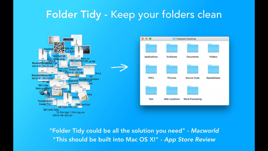 Folder Tidy preview