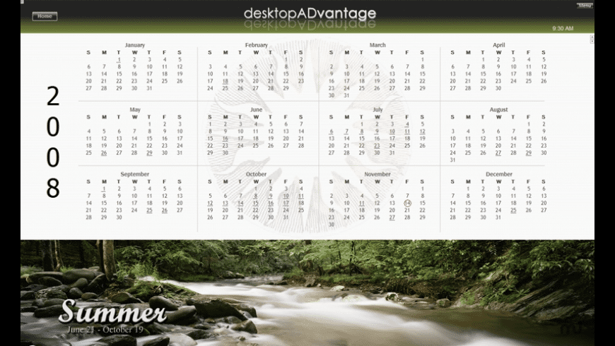 Four Seasons Calendar preview