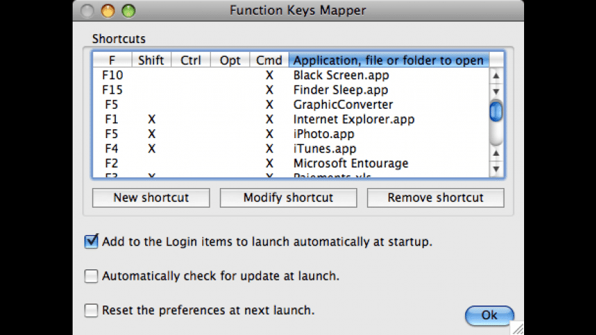 Function Keys Mapper preview