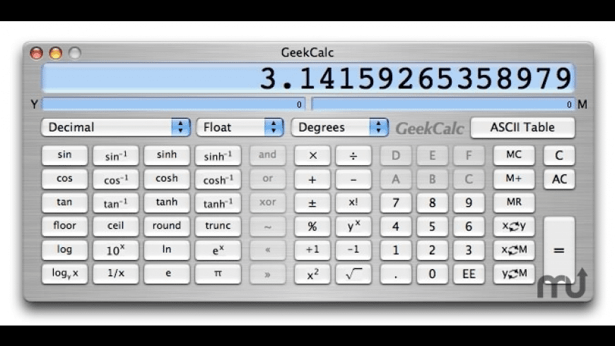 GeekCalc preview