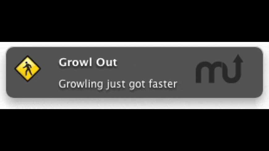 Growl Out preview
