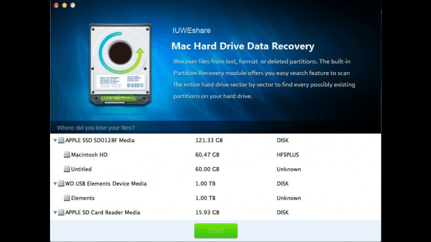 Hard Drive Data Recovery preview