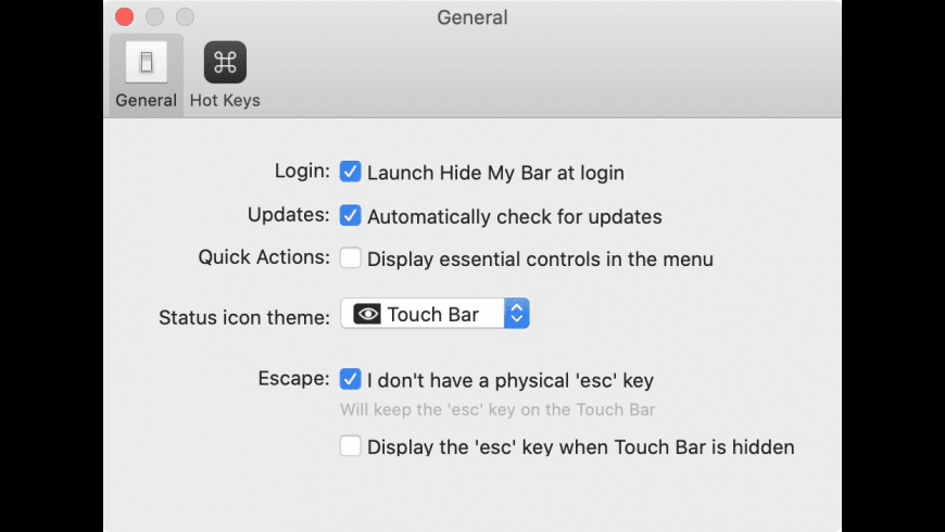 Hide My Bar preview
