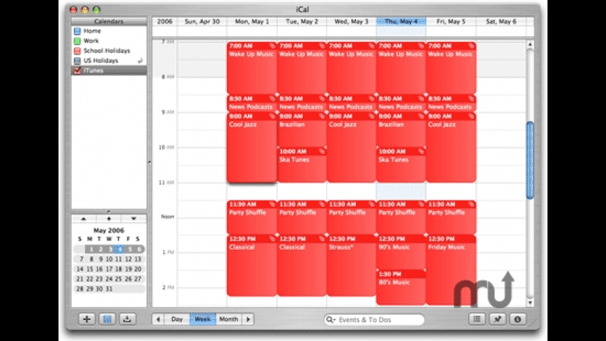 iCal Calling iTunes! preview