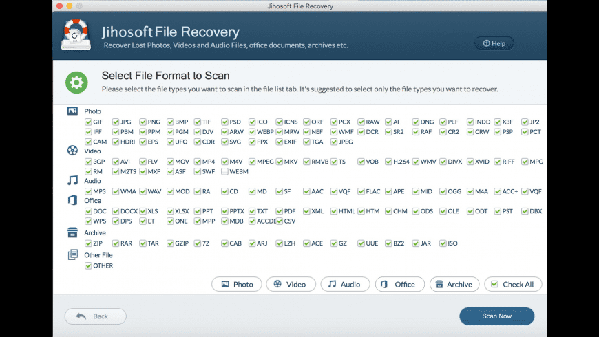 Jihosoft File Recovery preview