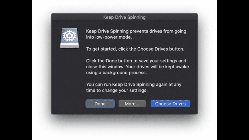 Keep Drive Spinning preview