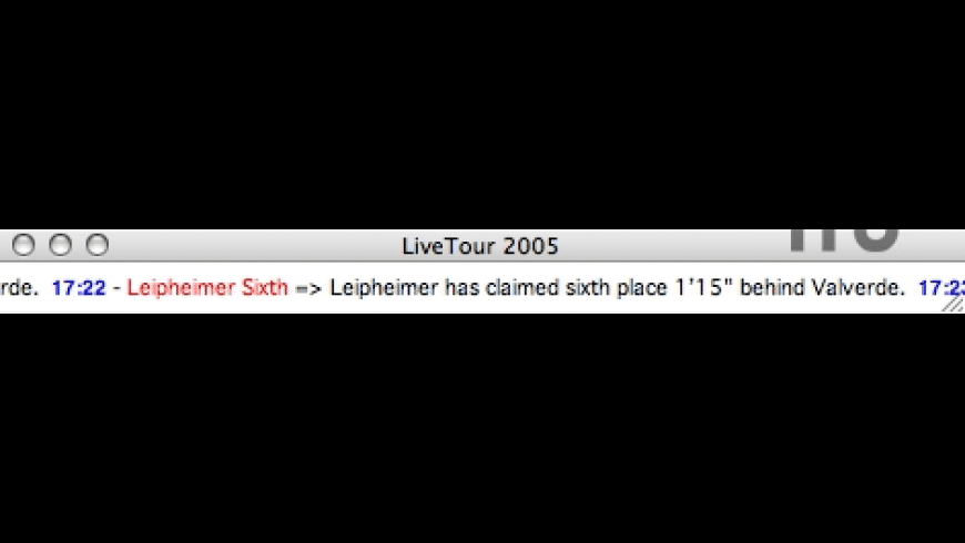 LiveTour 2005 preview
