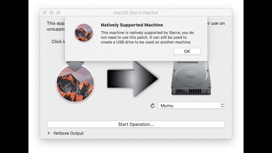 macOS Sierra Patcher preview