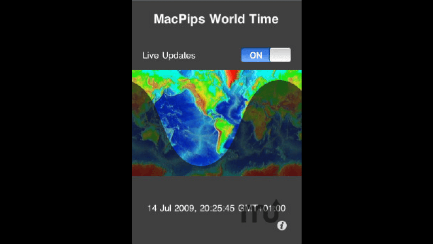 MacPips World Time preview