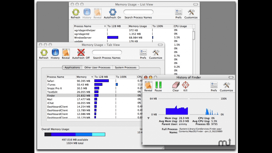 Memory Usage Getter preview