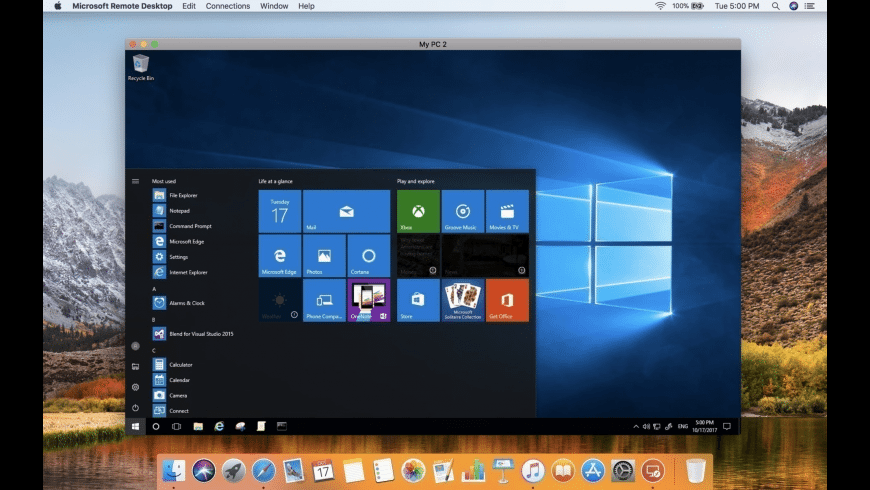 Microsoft Remote Desktop preview