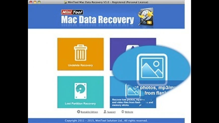 MiniTool Mac Data Recovery preview